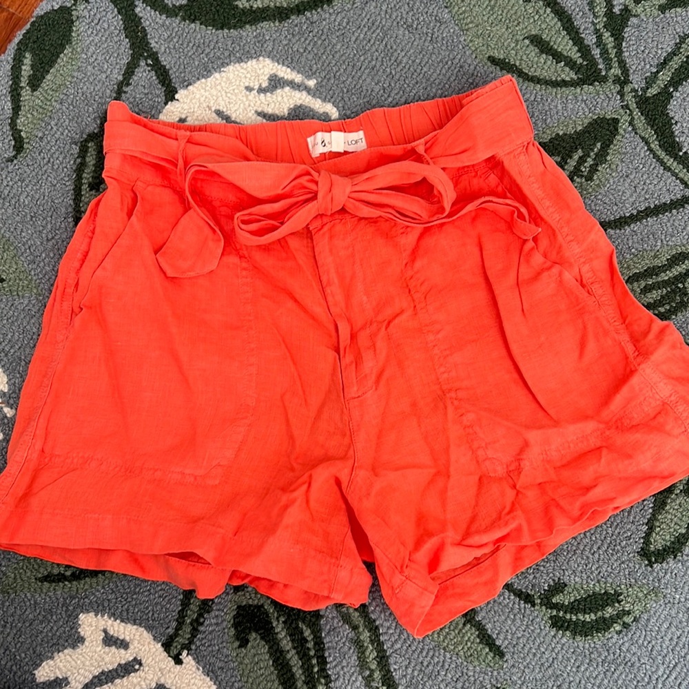 Linen shorts